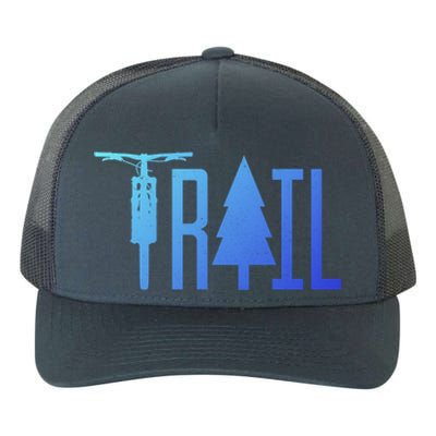 Mountain Bike Mtb Downhill Biking Cycling Biker Gift Cool Gift Yupoong Adult 5-Panel Trucker Hat