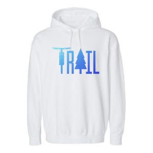 Mountain Bike Mtb Downhill Biking Cycling Biker Gift Cool Gift Garment-Dyed Fleece Hoodie