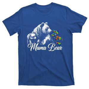 Mama Bear Mom Autistic Autism Awareness Support Mom Gift T-Shirt