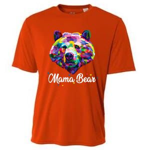 Mother Bear Mama Autism Fathering Bear Autism Gift Cooling Performance Crew T-Shirt