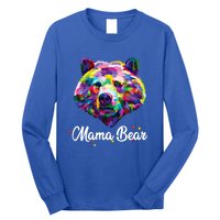 Mother Bear Mama Autism Fathering Bear Autism Gift Long Sleeve Shirt