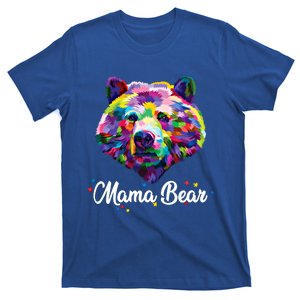 Mother Bear Mama Autism Fathering Bear Autism Gift T-Shirt