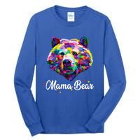 Mother Bear Mama Autism Fathering Bear Autism Gift Tall Long Sleeve T-Shirt