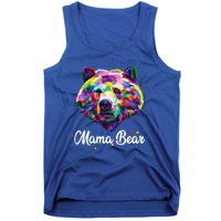 Mother Bear Mama Autism Fathering Bear Autism Gift Tank Top