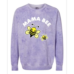 Mama Bee Mother's Day Cute Kawaii Bee Drawing Gift Colorblast Crewneck Sweatshirt