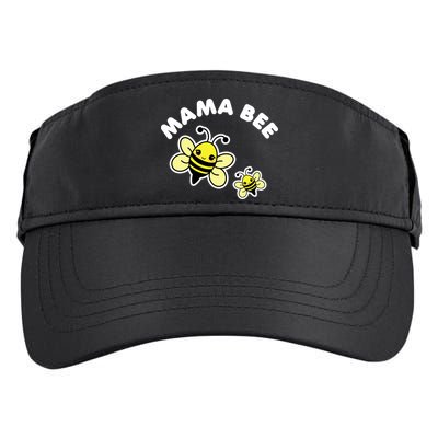 Mama Bee Mother's Day Cute Kawaii Bee Drawing Gift Adult Drive Performance Visor