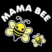 Mama Bee Mother's Day Cute Kawaii Bee Drawing Gift Drawstring Bag