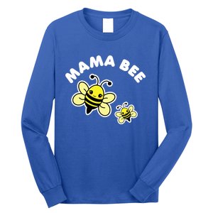 Mama Bee Mother's Day Cute Kawaii Bee Drawing Gift Long Sleeve Shirt