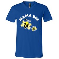 Mama Bee Mother's Day Cute Kawaii Bee Drawing Gift V-Neck T-Shirt