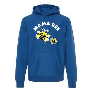 Mama Bee Mother's Day Cute Kawaii Bee Drawing Gift Premium Hoodie