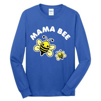 Mama Bee Mother's Day Cute Kawaii Bee Drawing Gift Tall Long Sleeve T-Shirt