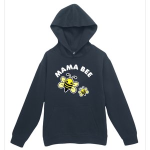 Mama Bee Mother's Day Cute Kawaii Bee Drawing Gift Urban Pullover Hoodie