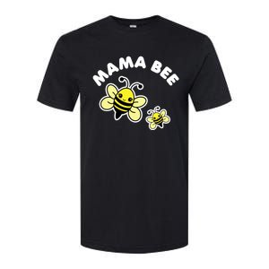 Mama Bee Mother's Day Cute Kawaii Bee Drawing Gift Softstyle CVC T-Shirt