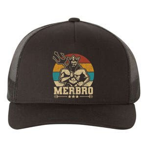 Merbro Brother Mermaid Bro Birthday Costume Party Outfit Yupoong Adult 5-Panel Trucker Hat