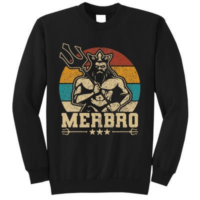 Merbro Brother Mermaid Bro Birthday Costume Party Outfit Sweatshirt