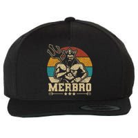 Merbro Brother Mermaid Bro Birthday Costume Party Outfit Wool Snapback Cap