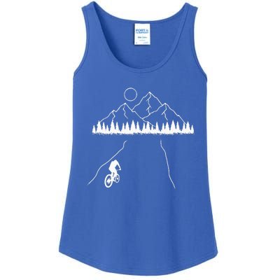 Mountain Biking MTB Cycling Bicycle Bike Cyclist Biker Gift Ladies Essential Tank