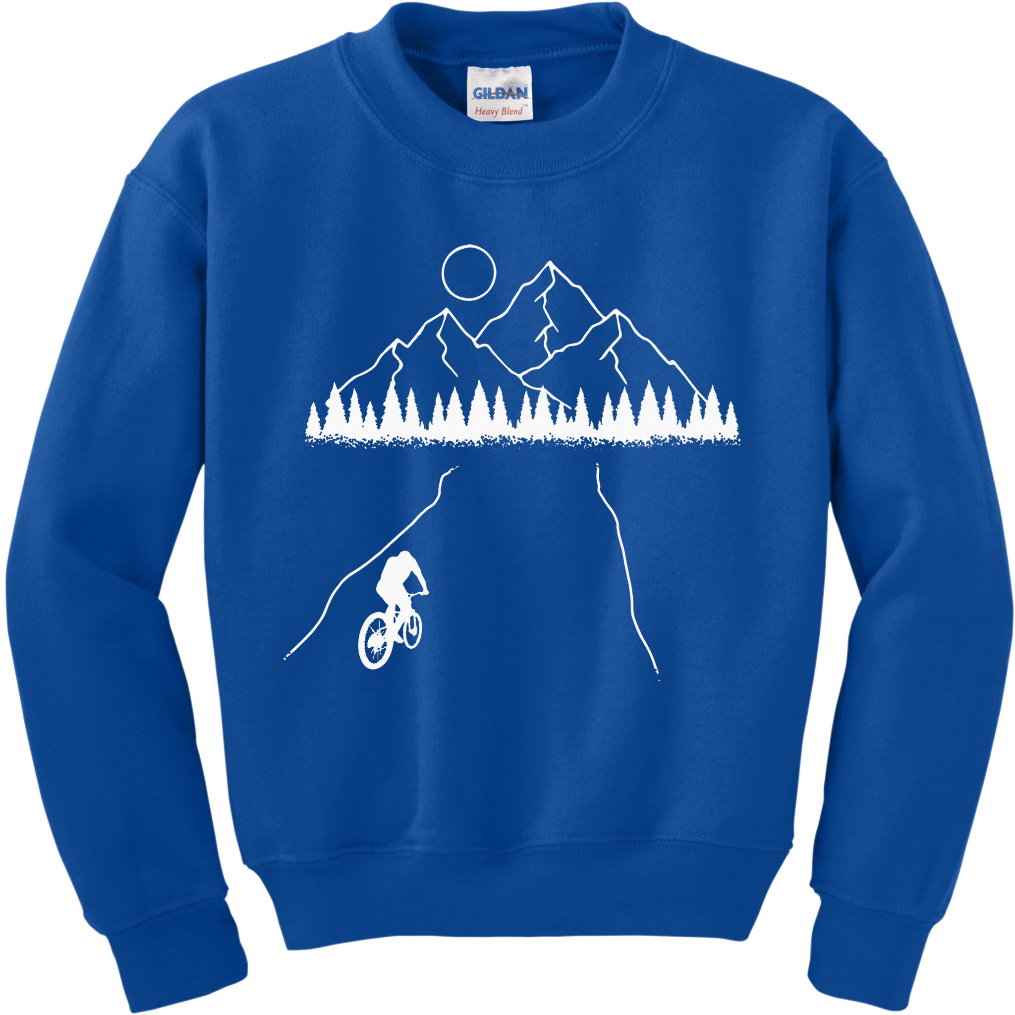 Mountain Biking MTB Cycling Bicycle Bike Cyclist Biker Gift Kids Sweatshirt