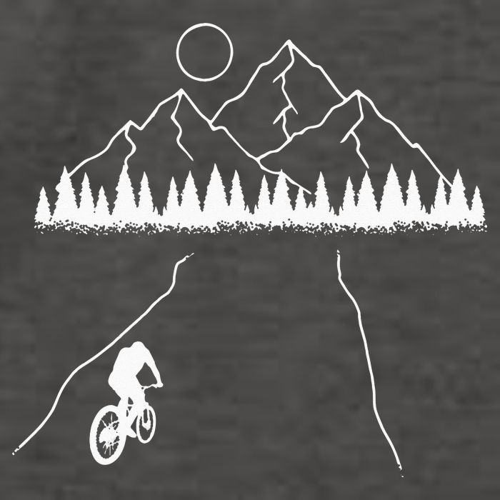 Mountain Biking MTB Cycling Bicycle Bike Cyclist Biker Gift Vector Backpack