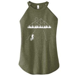 Mountain Biking MTB Cycling Bicycle Bike Cyclist Biker Gift Women's Perfect Tri Rocker Tank