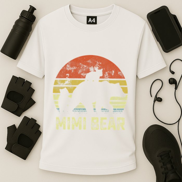 mimi bear matching family cub 2 mors day Cooling Performance Crew T-Shirt