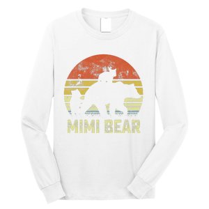 mimi bear matching family cub 2 mors day Long Sleeve Shirt