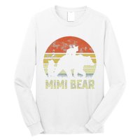 mimi bear matching family cub 2 mors day Long Sleeve Shirt