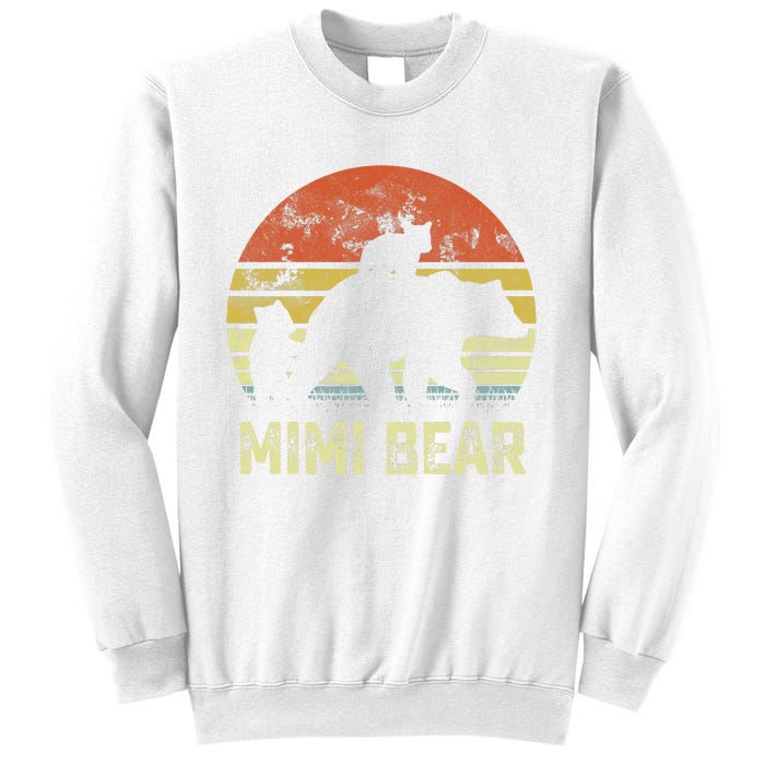 mimi bear matching family cub 2 mors day Sweatshirt