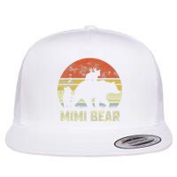 mimi bear matching family cub 2 mors day Flat Bill Trucker Hat