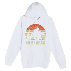 mimi bear matching family cub 2 mors day Premium Pullover Hoodie