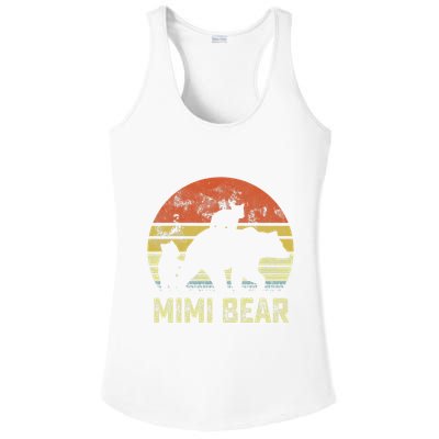 mimi bear matching family cub 2 mors day Ladies PosiCharge Competitor Racerback Tank