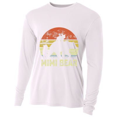 mimi bear matching family cub 2 mors day Cooling Performance Long Sleeve Crew