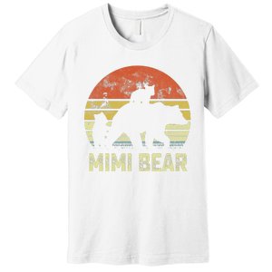 mimi bear matching family cub 2 mors day Premium T-Shirt