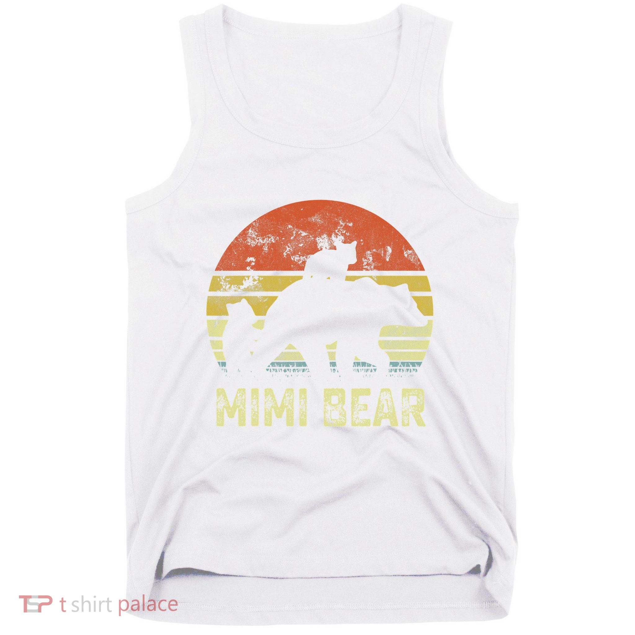 mimi bear matching family cub 2 mors day Tank Top