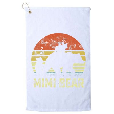 mimi bear matching family cub 2 mors day Golf Towel