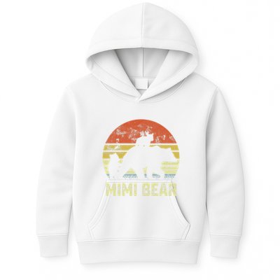 mimi bear matching family cub 2 mors day Kids Hoodie