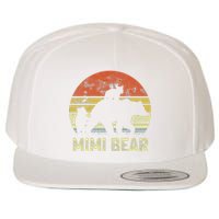 mimi bear matching family cub 2 mors day Wool Snapback Cap