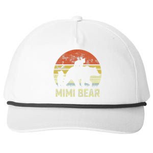 mimi bear matching family cub 2 mors day Snapback Five-Panel Rope Hat