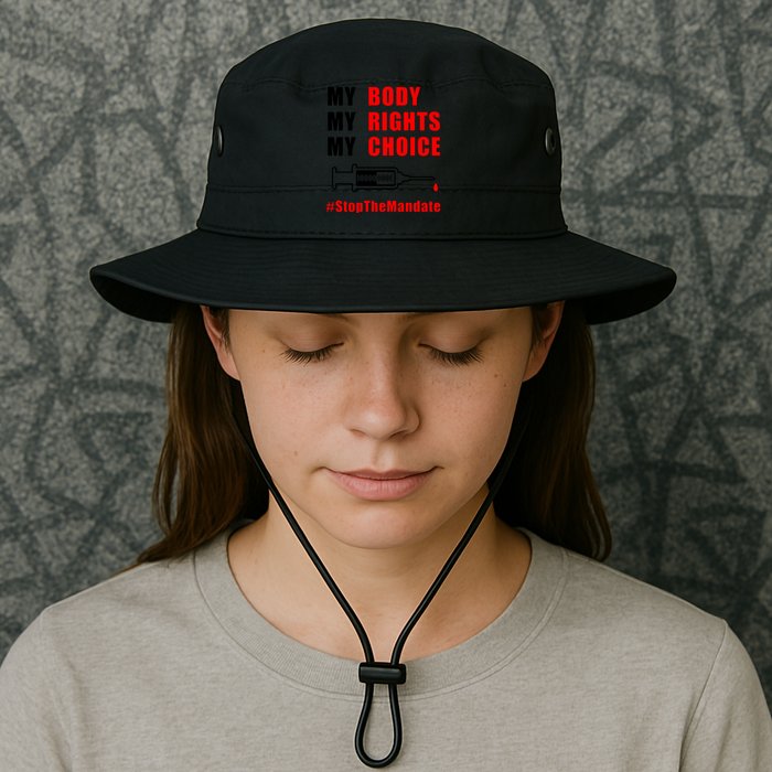 My Body My Rights My Choice Stop The Mandate Bucket Hat
