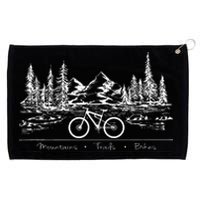 Mountain Bike Mtb Mountains Trails Bikes Grommeted Golf Towel