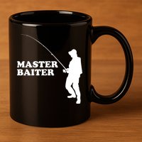 Master Baiter 11oz C Handle Ceramic Mug