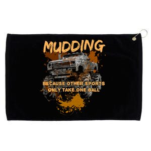 Mud Bogging Mudding Mud Racing Fan Gift Grommeted Golf Towel