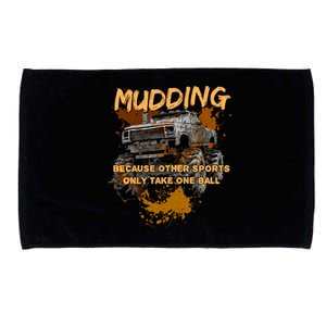 Mud Bogging Mudding Mud Racing Fan Gift Microfiber Hand Towel