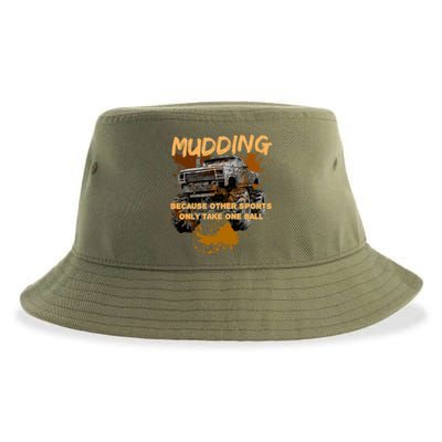 Mud Bogging Mudding Mud Racing Fan Gift Sustainable Bucket Hat