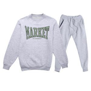 Market By Market Premium Crewneck Sweatsuit Set