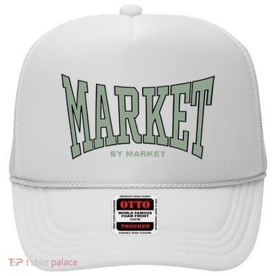 Market By Market High Crown Mesh Back Trucker Hat