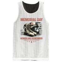 Military Boots Memorial Day Gifts Flag Mesh Reversible Basketball Jersey Tank