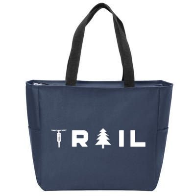 Mountain Bike MTB T TRAIL Mountain Bike Zip Tote Bag