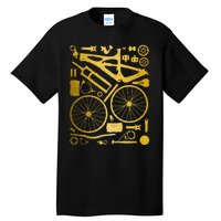 Mountain Bike Mtb Cycling Bicycle Parts Mountain Biker Tall T-Shirt