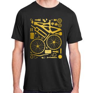 Mountain Bike Mtb Cycling Bicycle Parts Mountain Biker Adult ChromaSoft Performance T-Shirt